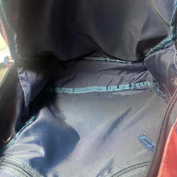 EUC Ame & LuLu LITTLE LOVE Tennis Racquet Backpack Pink/Nav 11’L x 4’W x 15.5’H. - Picture 8 of 10